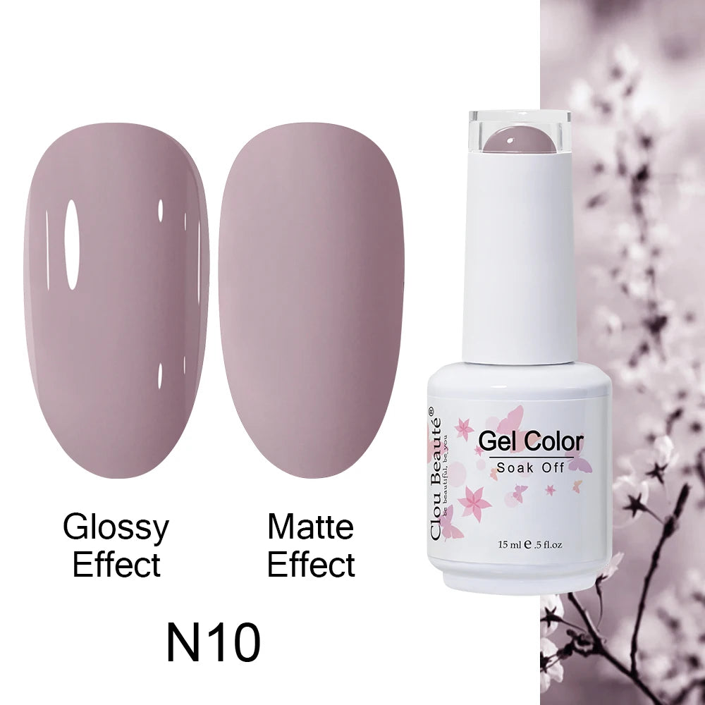 Clou Beaute Royal Blue Color Winter Trendy Semi Permanent Nail Art Manicure Varnishes Gel Nail Polish Hybrid Base Gel Top Coat