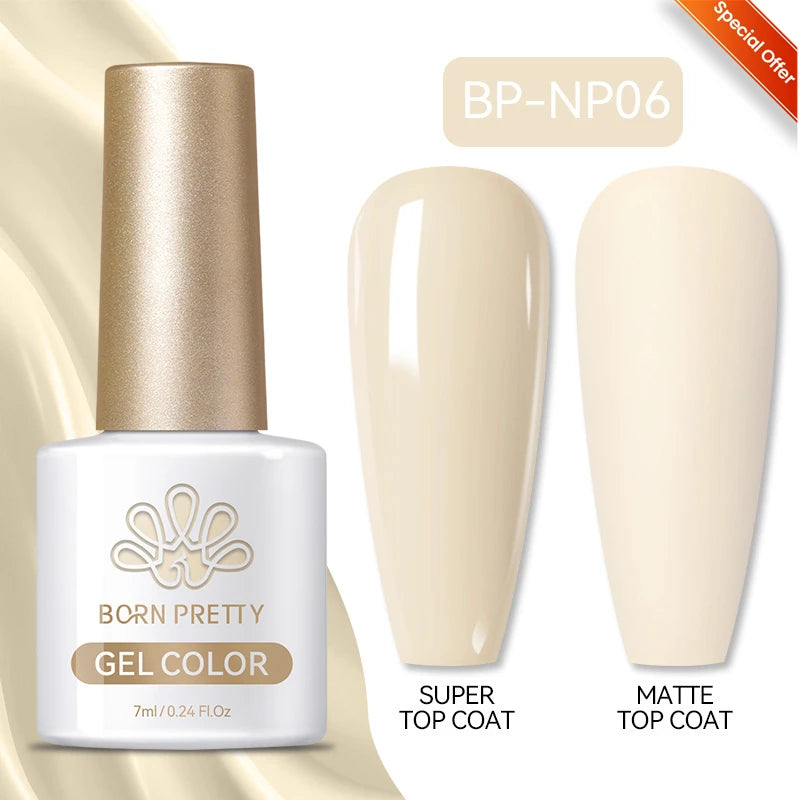 BORN PRETTY 10ml Sliver Carat Mirage Reflective Glitter Gel Nail Polish Sparkling Ultra Shine Soak Off UV Nail Art Gel Varnish