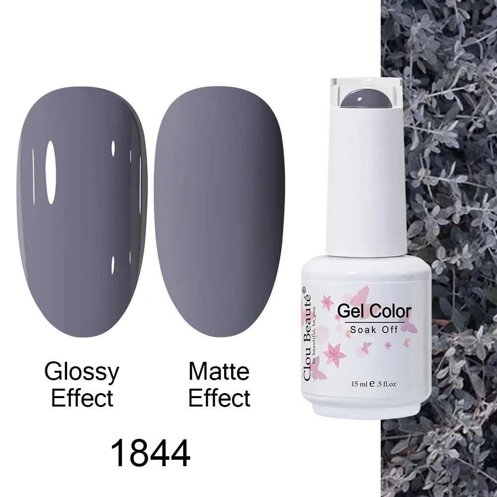 Clou Beaute Royal Blue Color Winter Trendy Semi Permanent Nail Art Manicure Varnishes Gel Nail Polish Hybrid Base Gel Top Coat