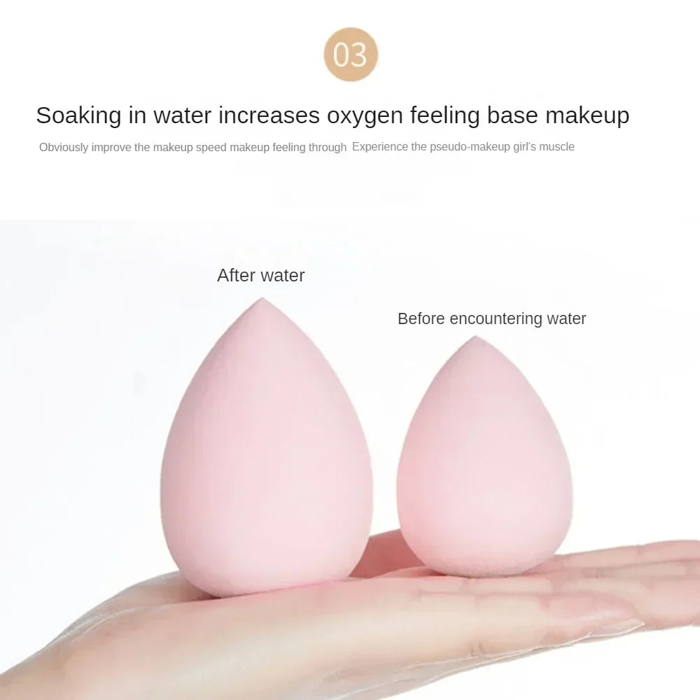 12-Piece All-Purpose Makeup Sponge Set, Made of 3 loose Powder Puffs, 3 Mini Air Cushion Puffs, 3 Beauty Eggs and 3Mini Beauty