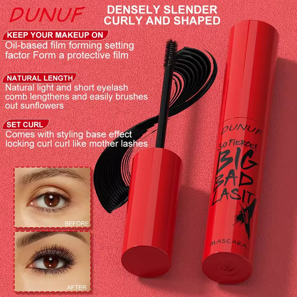 Waterproof Lengthening Mascara - Black Silk Fiber Formula