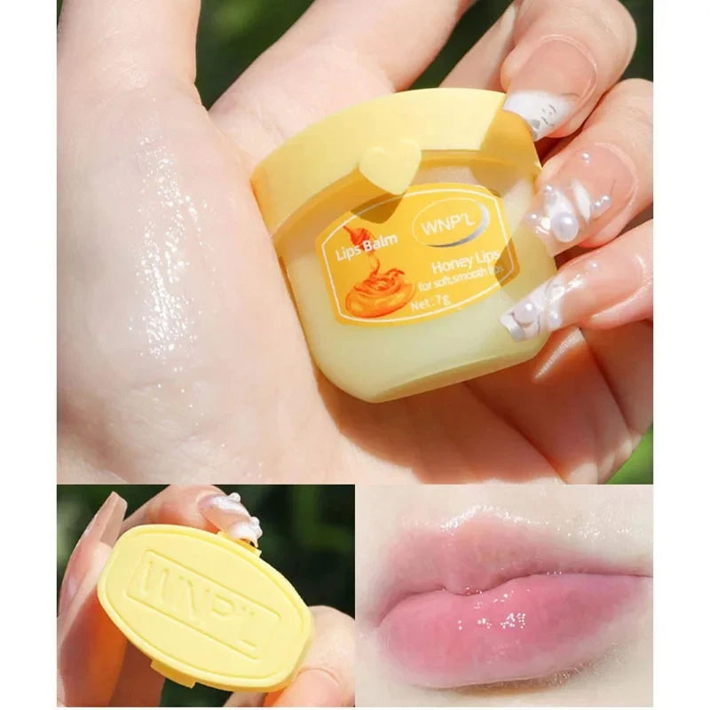 Fruit Series Lip Balm Set Lips Avocado Honey Peach Cream Lip Mask Natural Nourishing Plant Lip Balm Lips Care