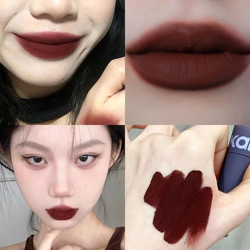 Kaleidos Velvet Matte Lip Stick Lip Cream Matte Finish Nude Colours Lip Tint Waterproof Lipgloss Long Lasting Vegan Makeup