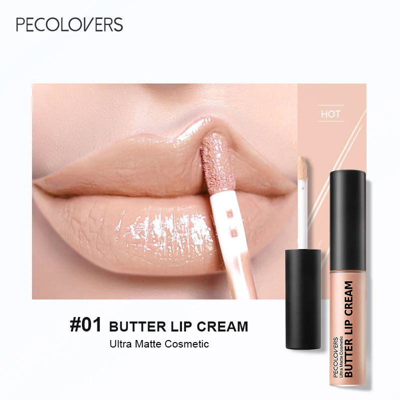 1PC Waterproof Liquid Lipstick 21 Color Vitamin E Makeup Sets Lip Glosses Lip Plumpers