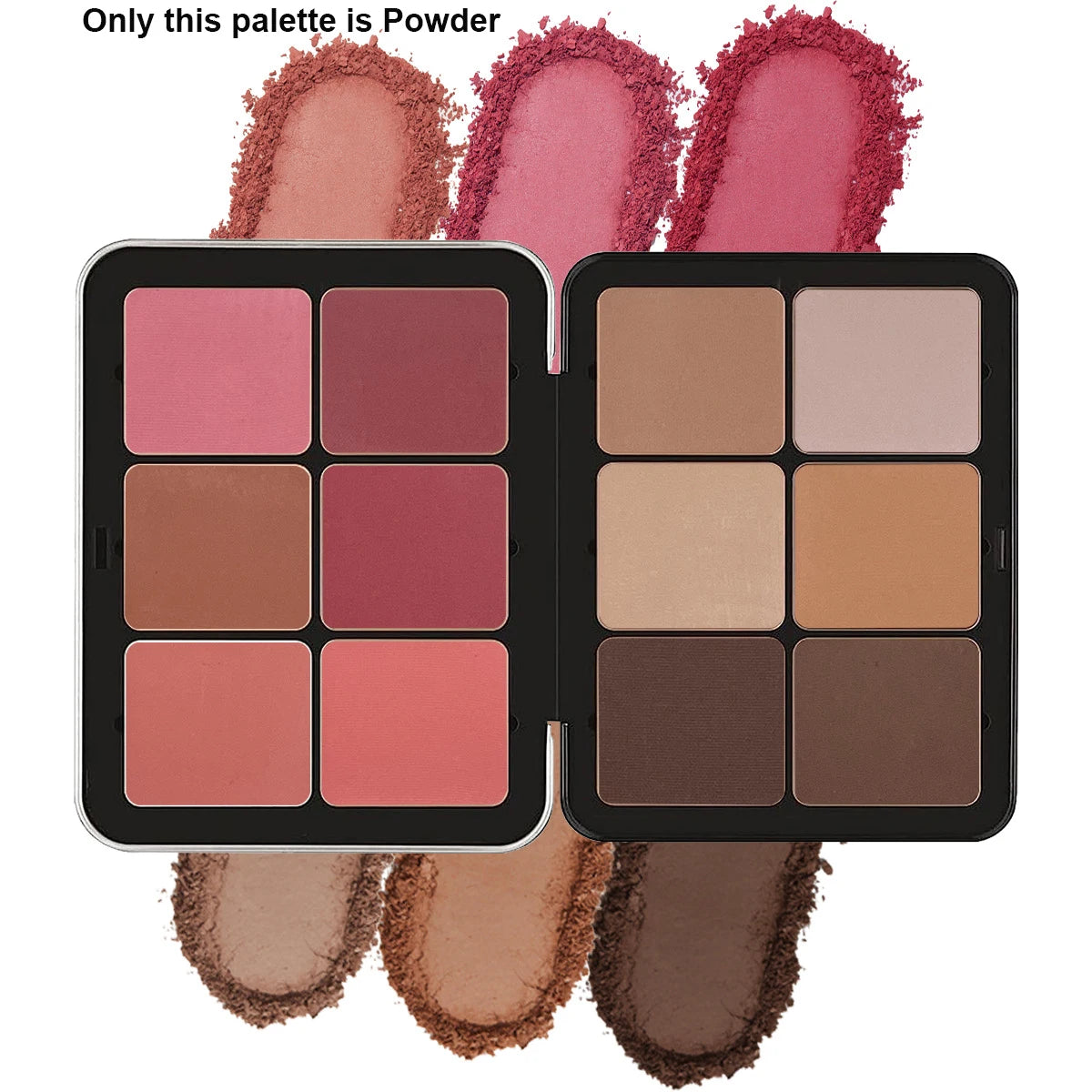 12 Color Blush Concealer Set Natural Blemish Brightening Highlighter 16 Color Waterproof face contour cream palette custom logo