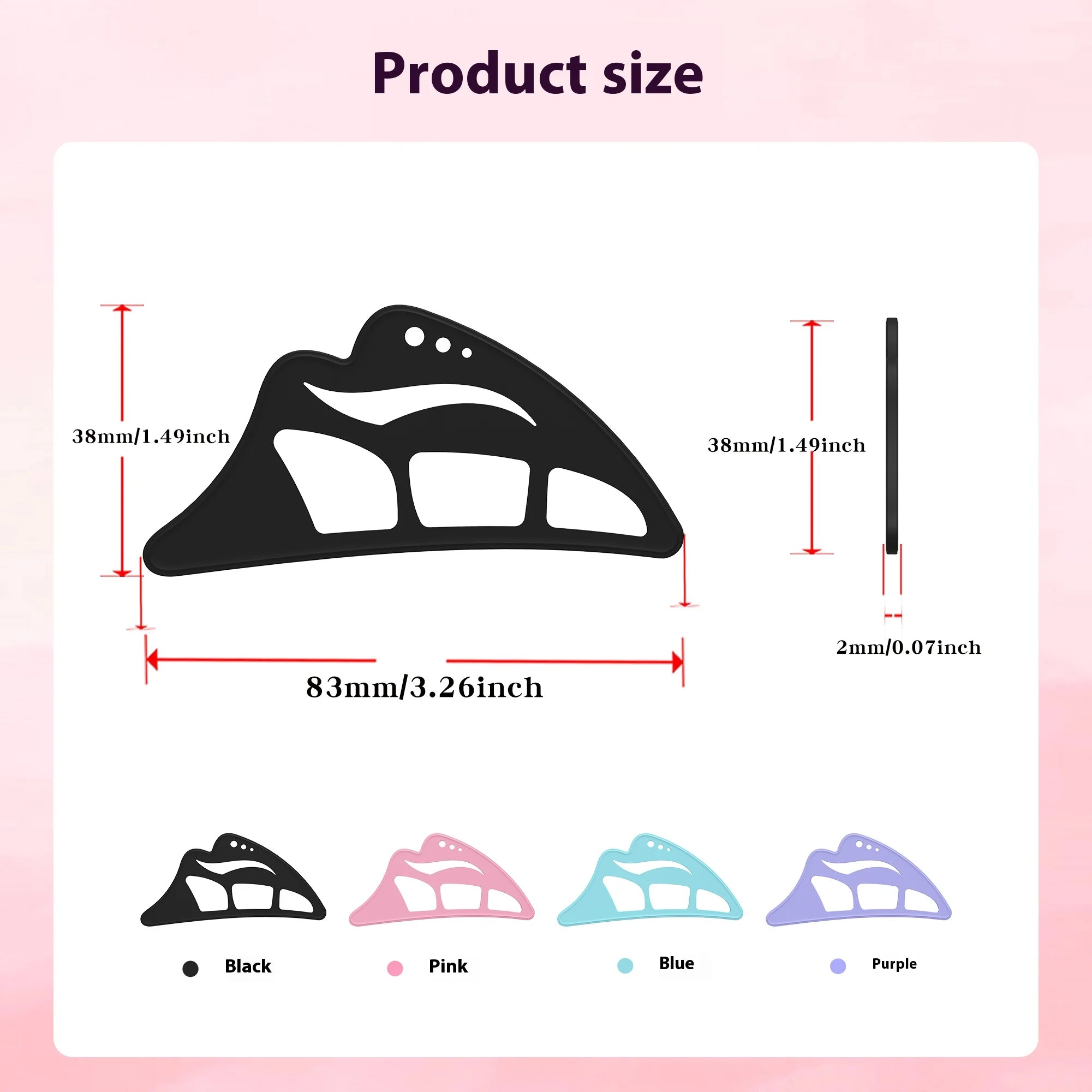 1-3PCs Female Eye Shadow Tool Multi-function Quick Eye Makeup Template Universal Eye Shadow Makeup Tool Suitable For Beginners