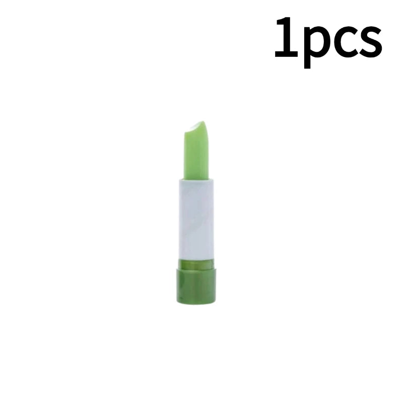 Aloe Vera Moisturizing Lipstick Moisture Lip Balm Anti Drying Temperature Color Changing Nourishing Lip Balm Lips Care 1-10pcs