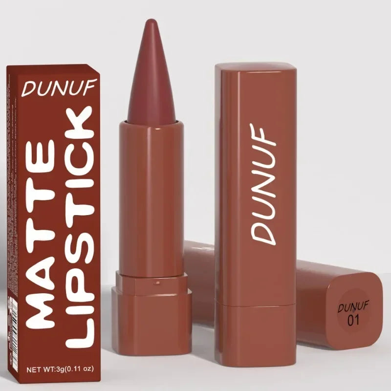 Nude Brown Lip Liner Pencil Velvet Matte Lipstick Lasting Waterproof Rendering Non-stick Cup Makeup Lips Liner Woman Cosmetics