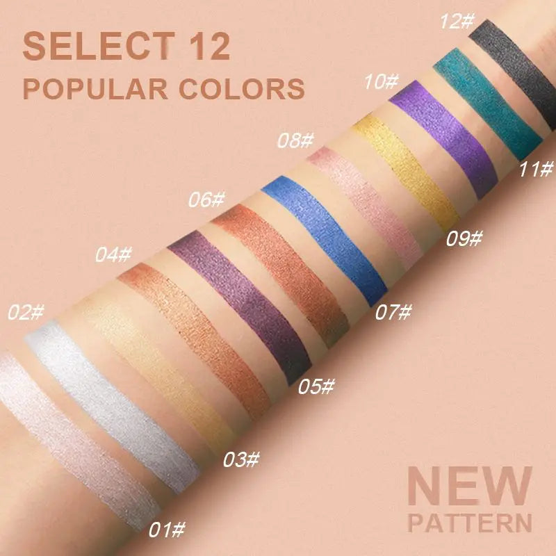 Eyeshadow Pen, Eyeliner Pen, Eyeshadow Stick, Under-Eye Shadow Pen, Pearlescent Eyeshadow Pen with Sharpener, Foam Pen, Single-Color Eyeshadow Pen, Pearlescent Under-Eye Shadow, Highlighter, Smudge-Proof