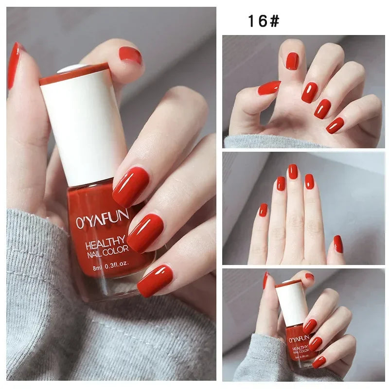 No-bake Nail Polish Nail Art Tearable Quick Dry Normal Without Lamp Nail Polish Glitter Sequins UV Varnish Nails Tools