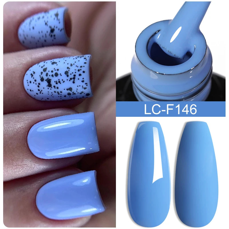 LILYCUTE 7ML Black Silver Red Reflective Glitter Gel Nail Polish Sparkling French Soak Off Long Lasting Manicure Nails Art Gel