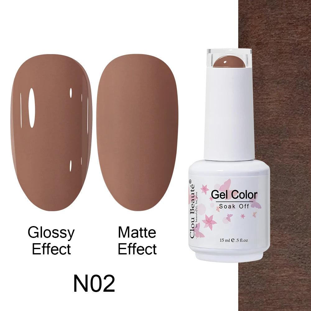 Clou Beaute Royal Blue Color Winter Trendy Semi Permanent Nail Art Manicure Varnishes Gel Nail Polish Hybrid Base Gel Top Coat