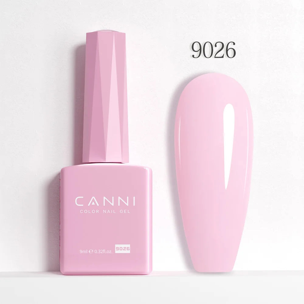 CANNI Hema Free Nail Gel Polish Fall Color Collection Semi Permanent Diamong Long Wear Top Coat Red Gorgeous JellyNude Color 9ml