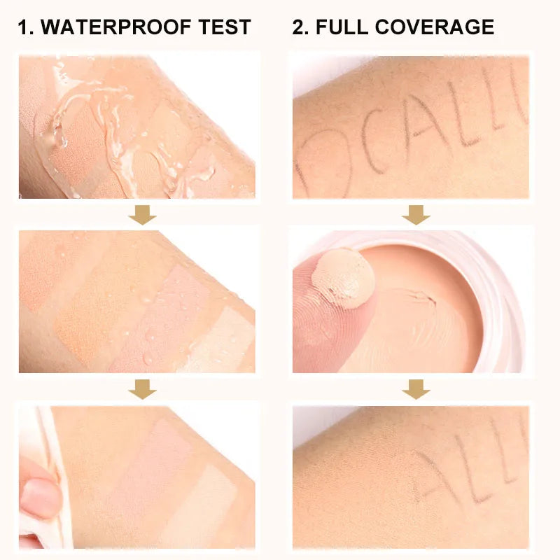 Wholesale FOCALLURE 7 Colors Face Concealer Waterproof Full Coverage Moisturizing Smooth Liquid Foundation Makeup Cosmetics