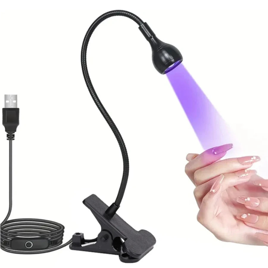 Professional Nail UV LED Lamp Desk With Display Rechargeable Portable Mini Nail Dryer Stand UV Lamp for Nails Art Removable