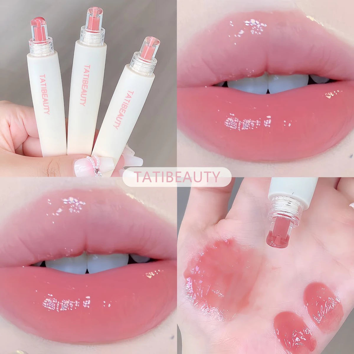 Tatibeauty Lip Jelly Essence - Tender Pink Hydrating Lip Gloss