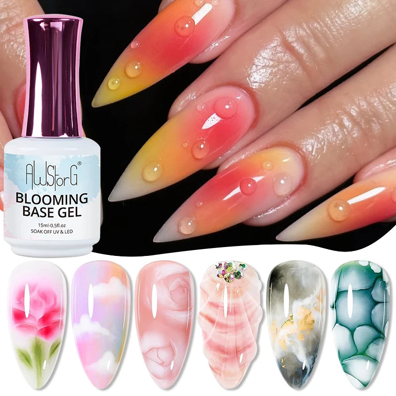 AWStorG 15ML Super Top Coat  Function Gel No Wipe Matte Top Gel Transparent Soak Off  UV LED NailArt Manicure Gel Varnish Primer