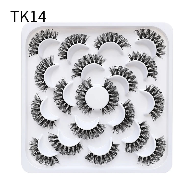 Russian Strip Lashes Makeup Lashes 25mm 3D Mink Volume Fluffy Natural False Eyelashes Thick Dramatic Mink Eyelashes Wholesale