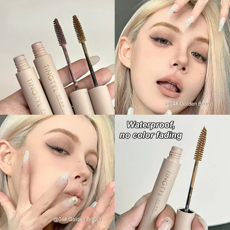 Light Golden Brown Dyeing Eyebrow Cream Long Lasting Waterproof Quick-dry Pink Liquid Dyeing Eyebrow Enhancers Makeup Cosmetics