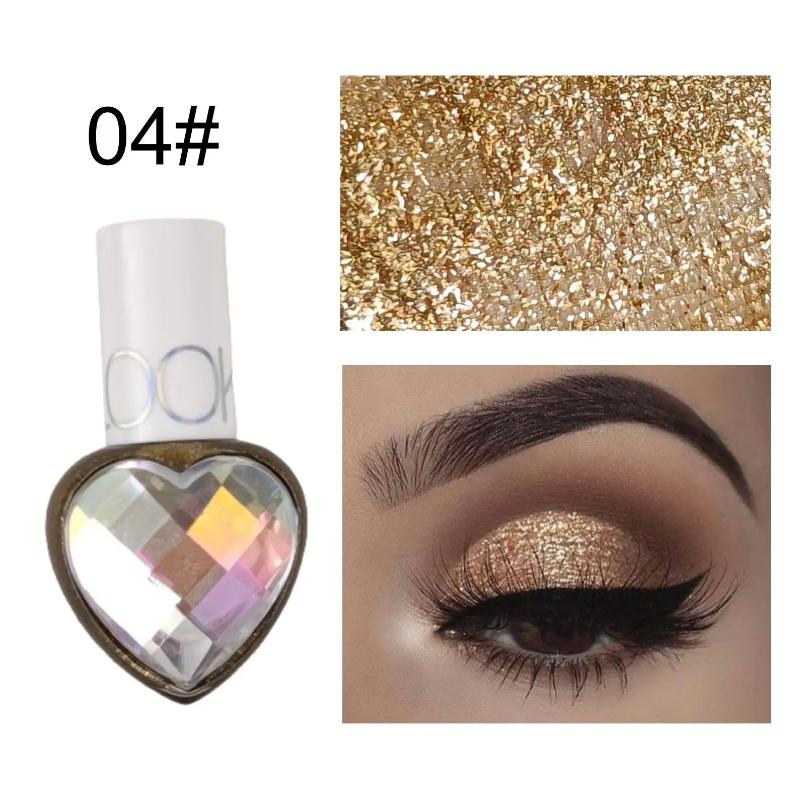 1PC Fine Shimmer, Glitter, High Pigmentation, Silky, Non-sticky, Multi-color Eyeliner,Suitable for Music Festivals and Parties