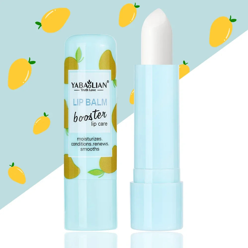Natural Fruit Lip Balm Long Lasting Moisturizing Nourishes Reduce Lip Line Anti Aging Anti-drying Hydration Lips Care Lipstick