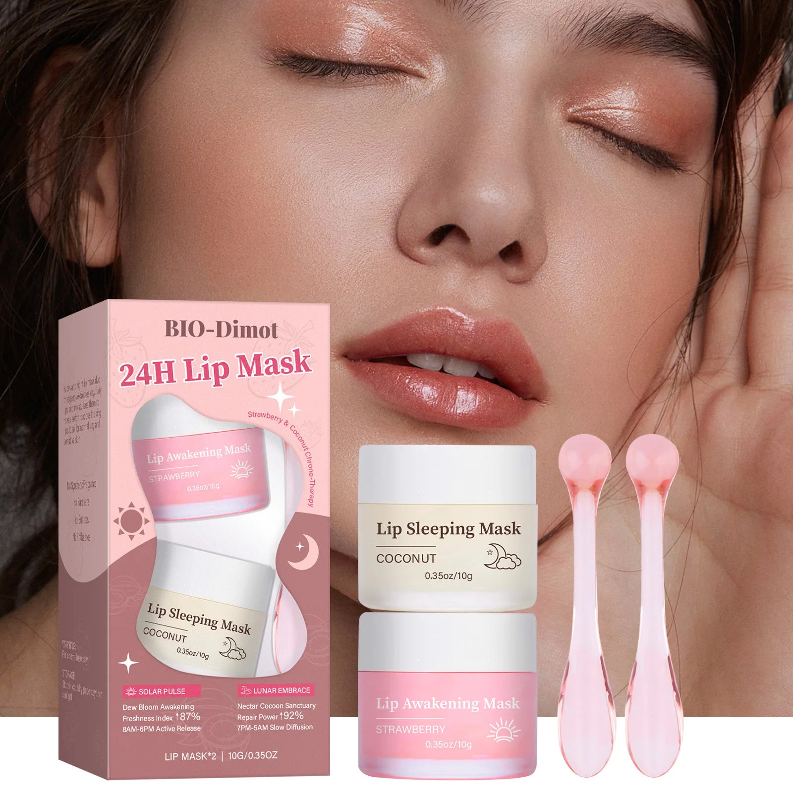 Collagen Nourishing Lip Mask Lip Care Moisture Essence Firming Moisturizing Labial Gel Patch Lips Pad Patches Lip Gloss Mask 4PC
