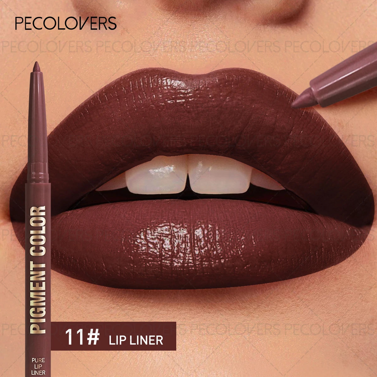 2-in-1 Waterproof Matte Lip Liner & Gloss, , Non-Stick Lipstick, Suitable for beginners
