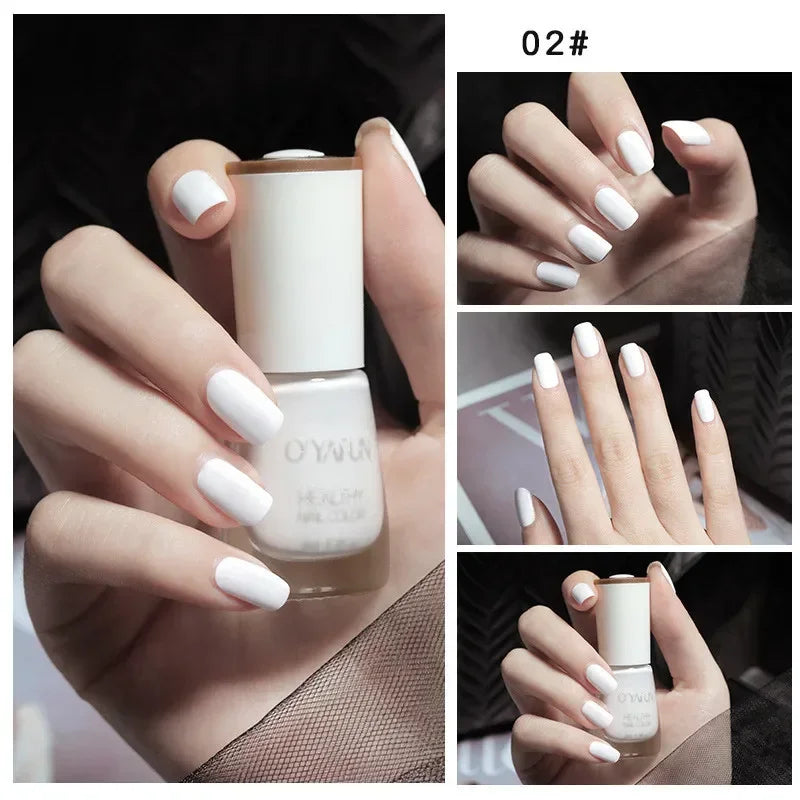No-bake Nail Polish Nail Art Tearable Quick Dry Normal Without Lamp Nail Polish Glitter Sequins UV Varnish Nails Tools