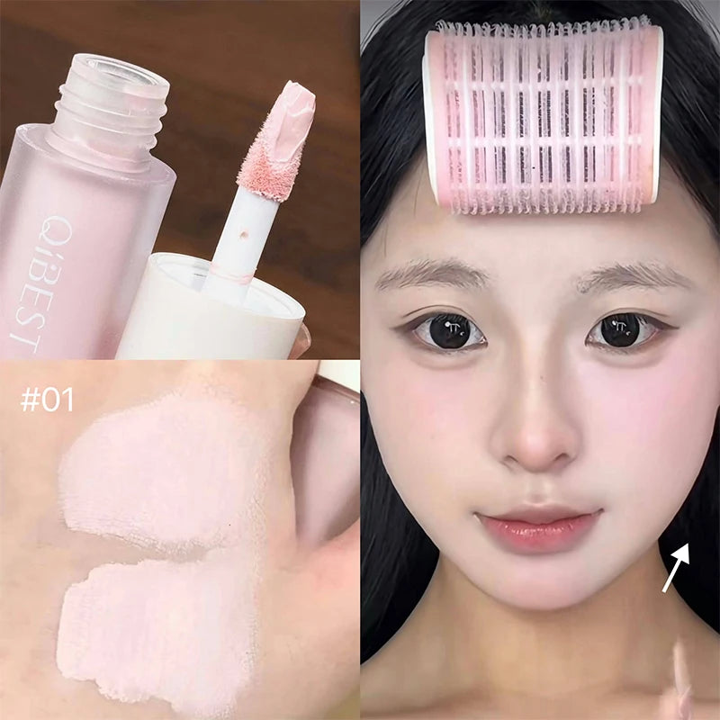 QIBEST Liquid Contour Highlighter Multi-purpose Blush Cream Matte Face Blusher Cheek Tint Bronze Contouring Makeup For Women