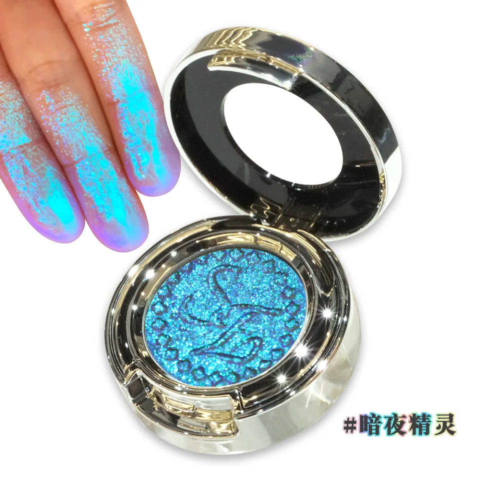 SheenEffect chameleon pigment Eyeshadow Single eye shadow Long-lasting Highlighter Easy to blend portable Makeup Cosmetics