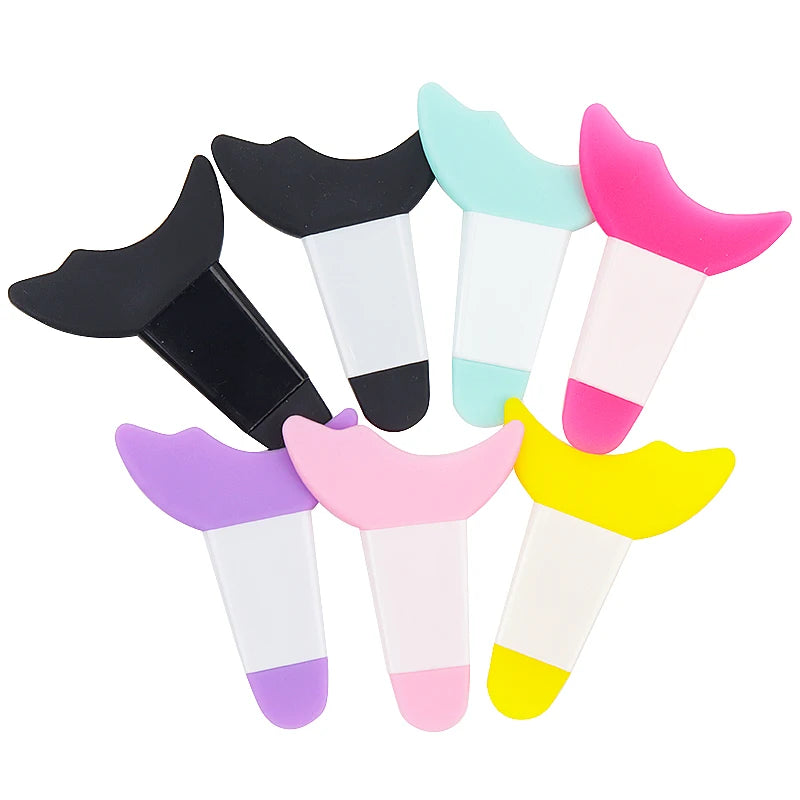 Silicone Eyeliner Stencil Wing Tips Marscara Drawing Lipstick Wearing Aid Face Cream Mask Applicator Mould Makeup Tool Resusable