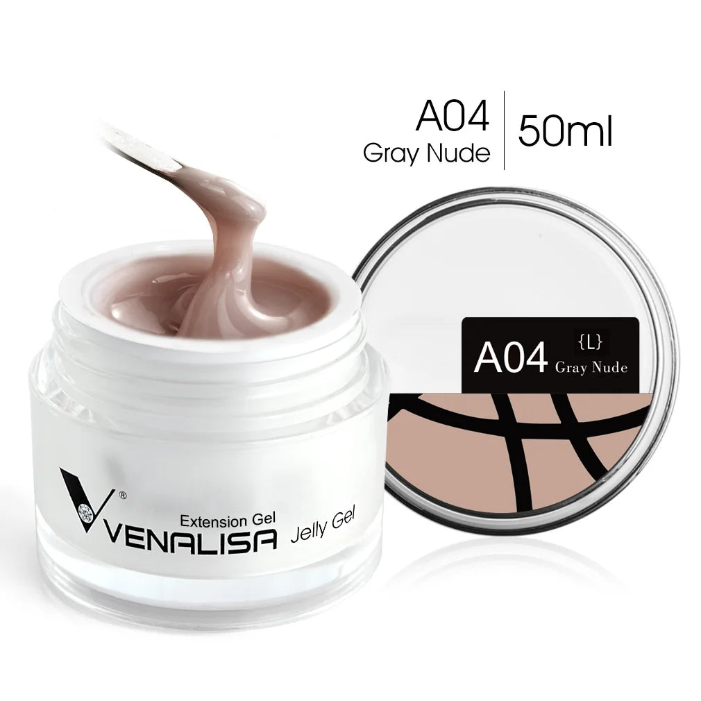 50ml VENALISA Builder UV Contruction Gel Jelly Gel Nude Skin Collection Nail Form Keep Nail C Arc Soak Off UV LED Camouflage Gel