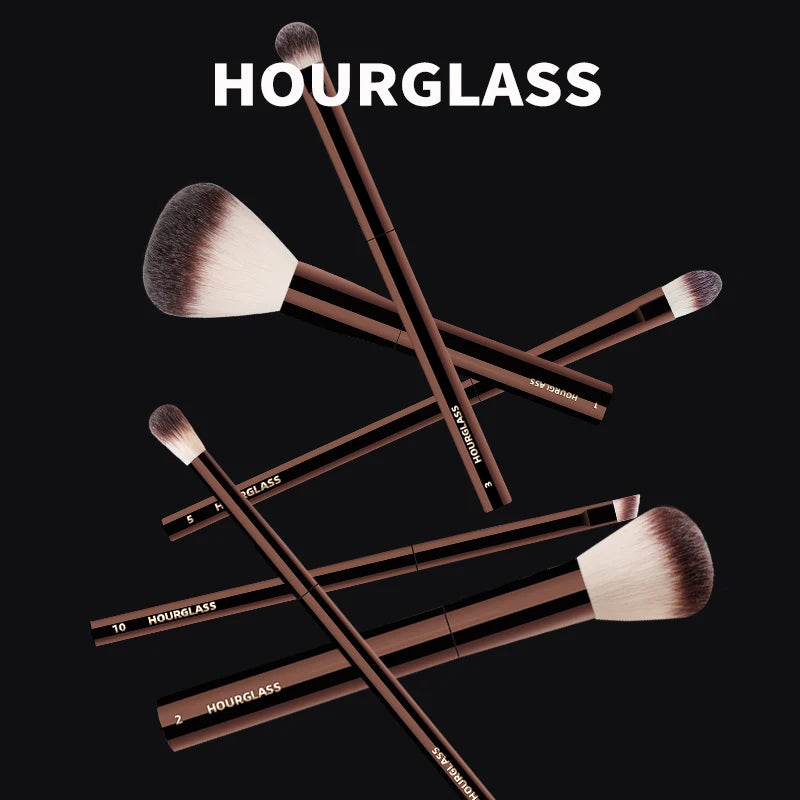 Hourglass Makeup Brush- No.13 Precision Smudge Brush Soft and Skin-friendly Fiber Hair Fashion Design Single Eye Brush