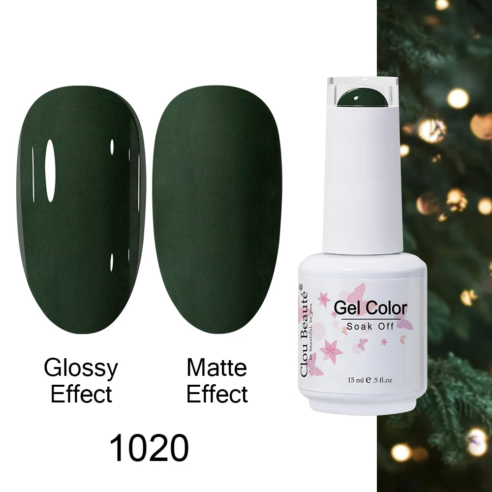 Clou Beaute Royal Blue Color Winter Trendy Semi Permanent Nail Art Manicure Varnishes Gel Nail Polish Hybrid Base Gel Top Coat