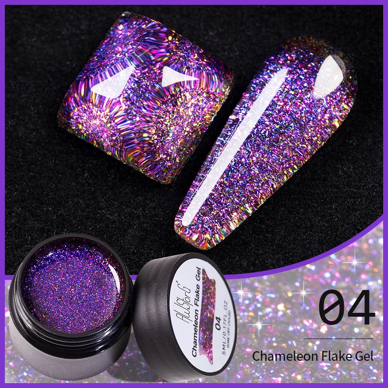 AWStorG 5ML Super Silver Metallic Gel Nail Polish Metal Effect Painting Gel Chromes Varnis Semi Permanent for Nail DIY