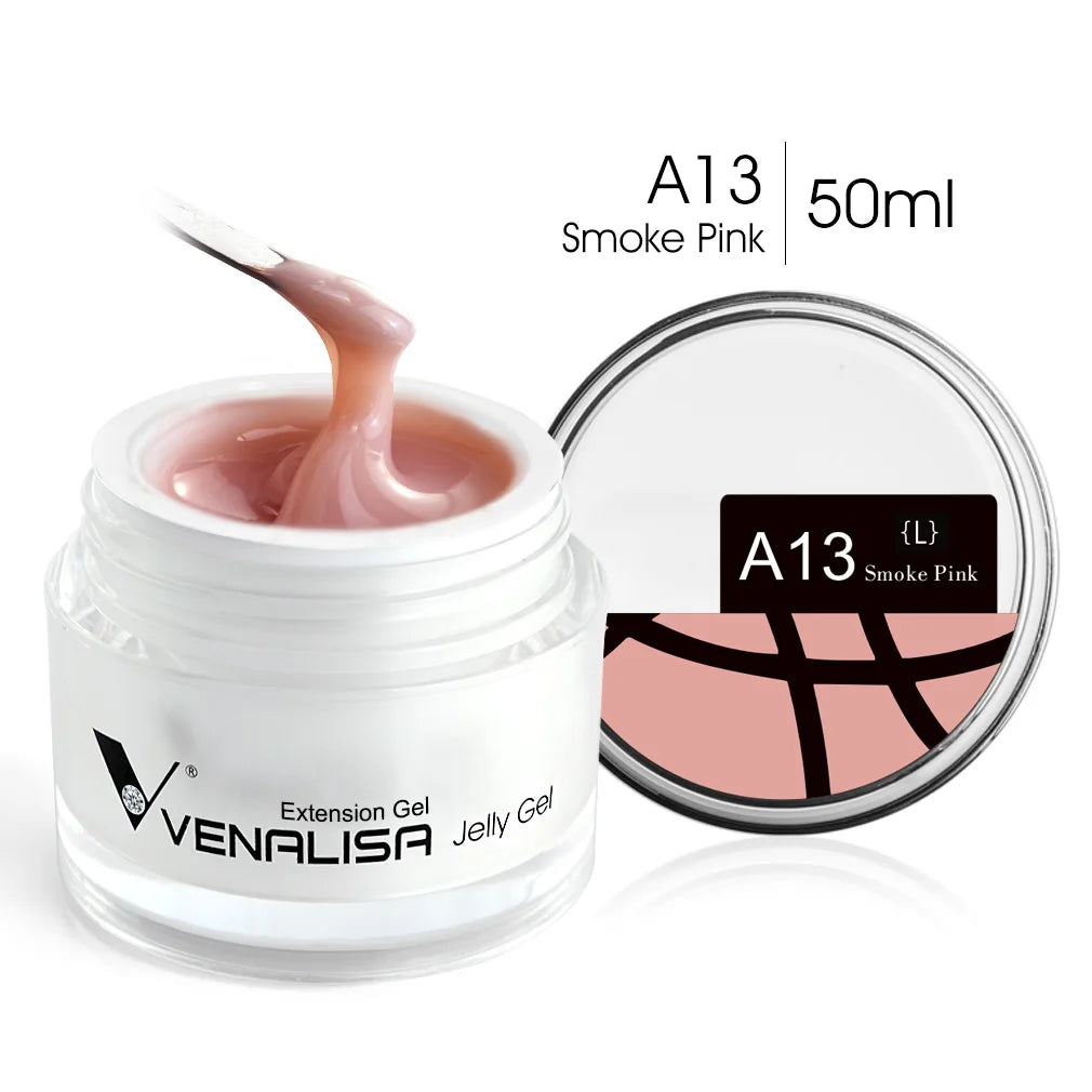 50ml VENALISA Builder UV Contruction Gel Jelly Gel Nude Skin Collection Nail Form Keep Nail C Arc Soak Off UV LED Camouflage Gel