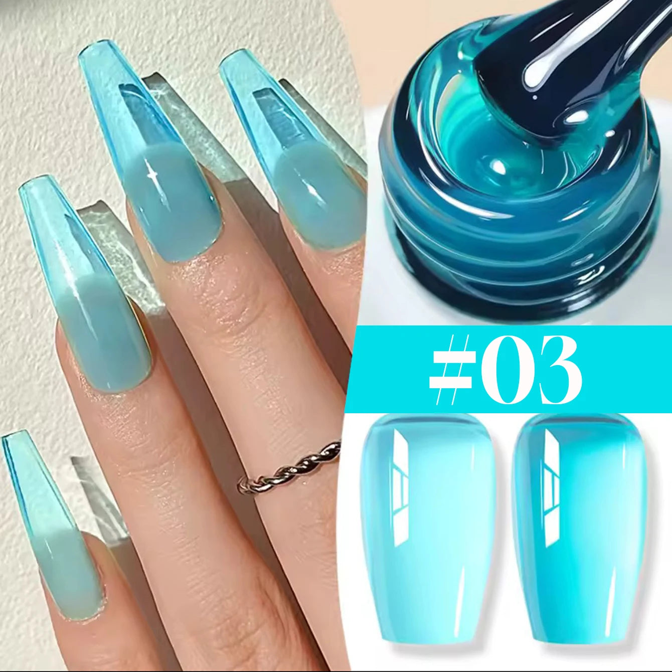 10ML 1-24PCS Milk White Jelly Gel Nail Polish Nail Art 2026 New Popular Nail Supplies UV LED Light Nails Black Red Nails