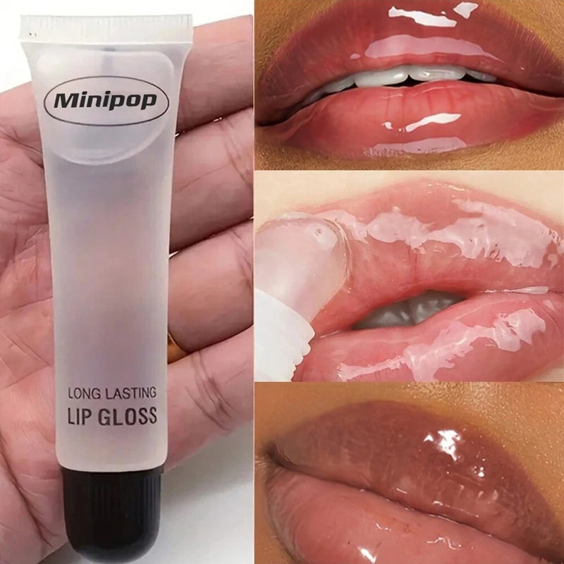 Clear Lip Gloss Plumper - 2pcs Moisturizing & Hydrating Set