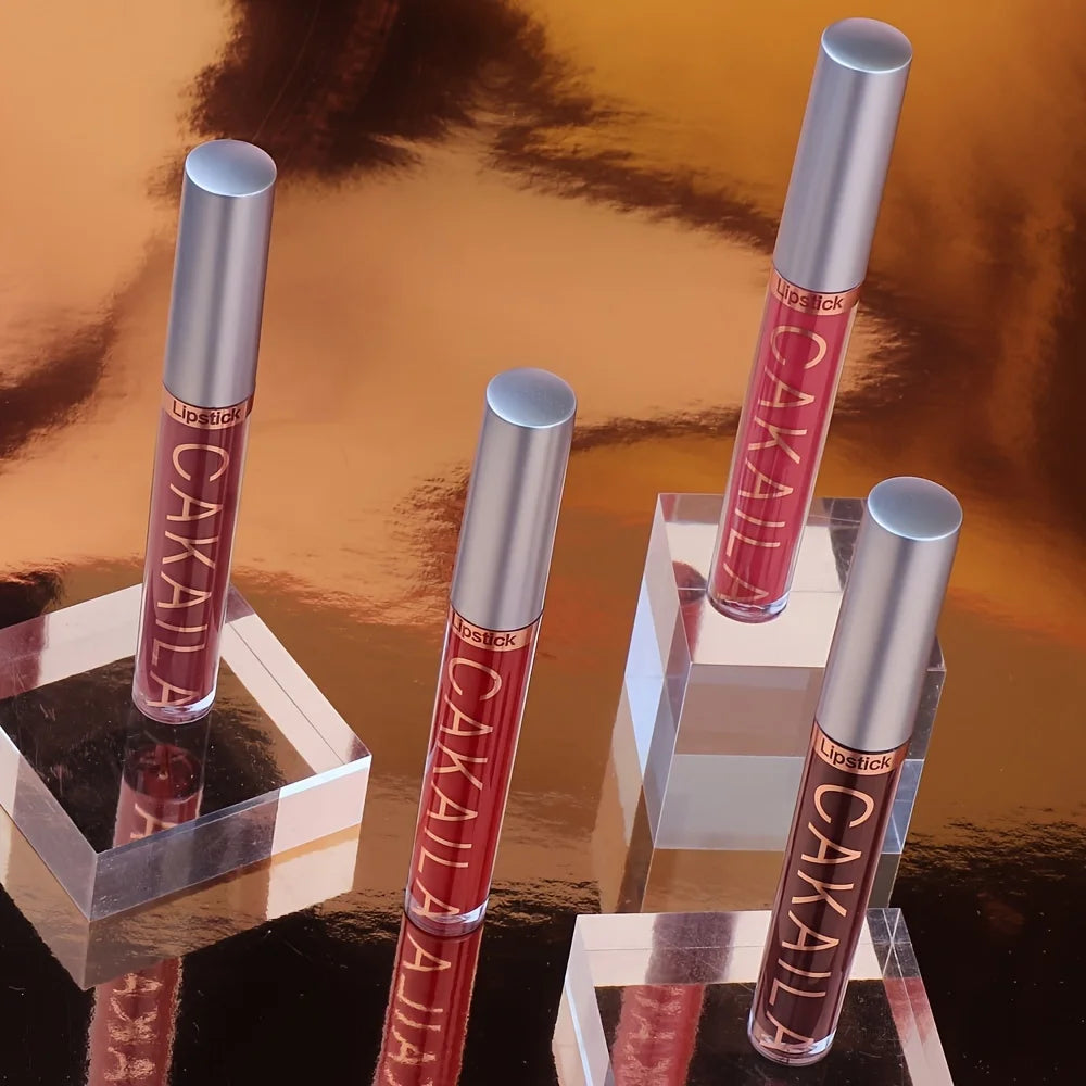10 Pcs Matte Lipstick Lip Gloss Sets Long-Lasting Non-Fading Waterproof Non-stick Cup Exquisite Gift Everyday Holiday Universal