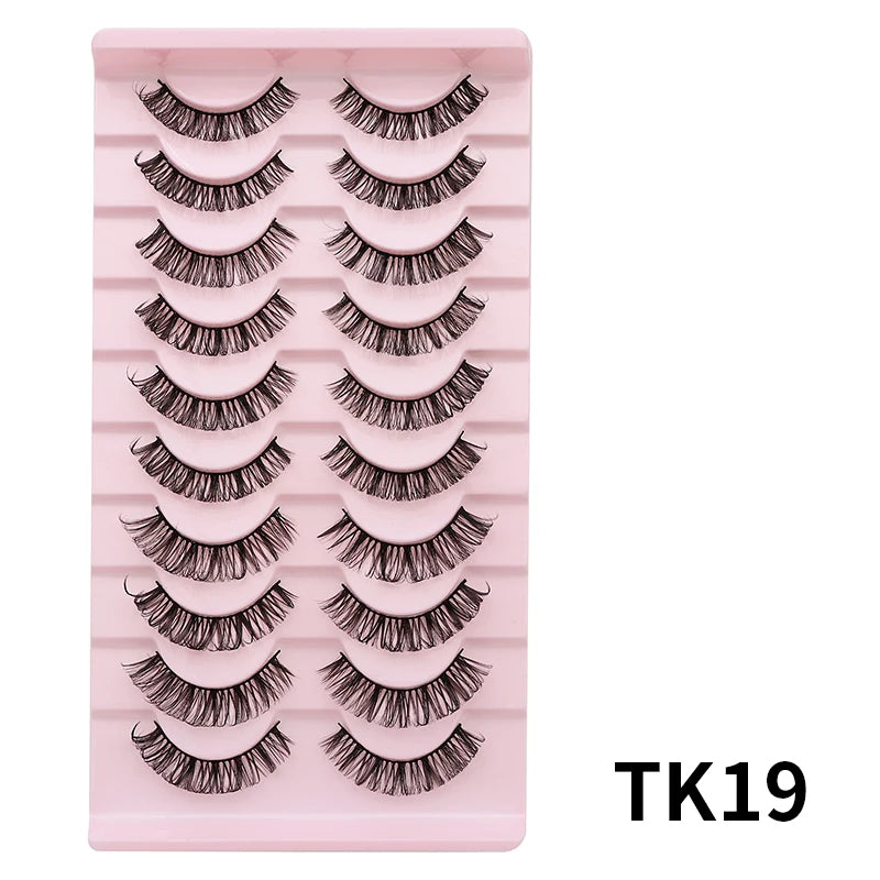 Russian Strip Lashes Makeup Lashes 25mm 3D Mink Volume Fluffy Natural False Eyelashes Thick Dramatic Mink Eyelashes Wholesale
