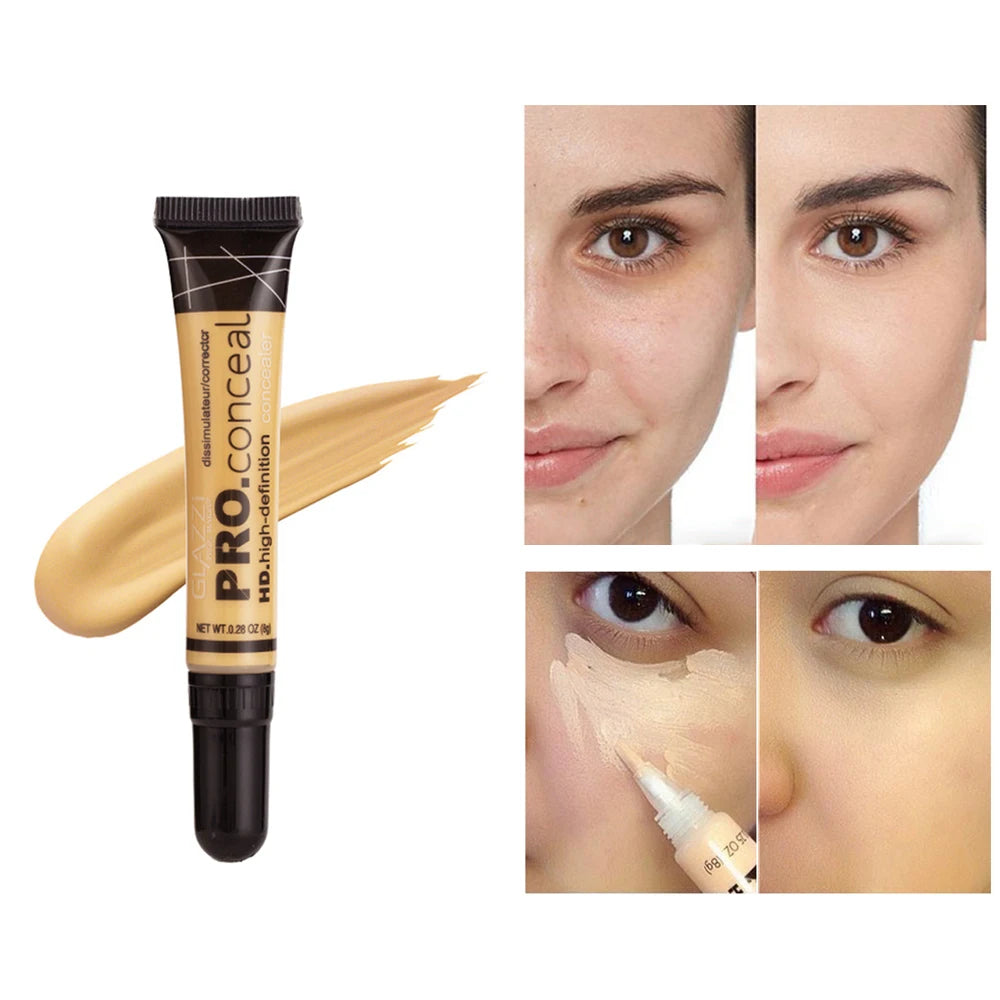 3 Piece Concealer Kit Set - Face Camouflage Cream for Acne Scars, Under Eye Dark Circles, Contouring & Foundation Makeup