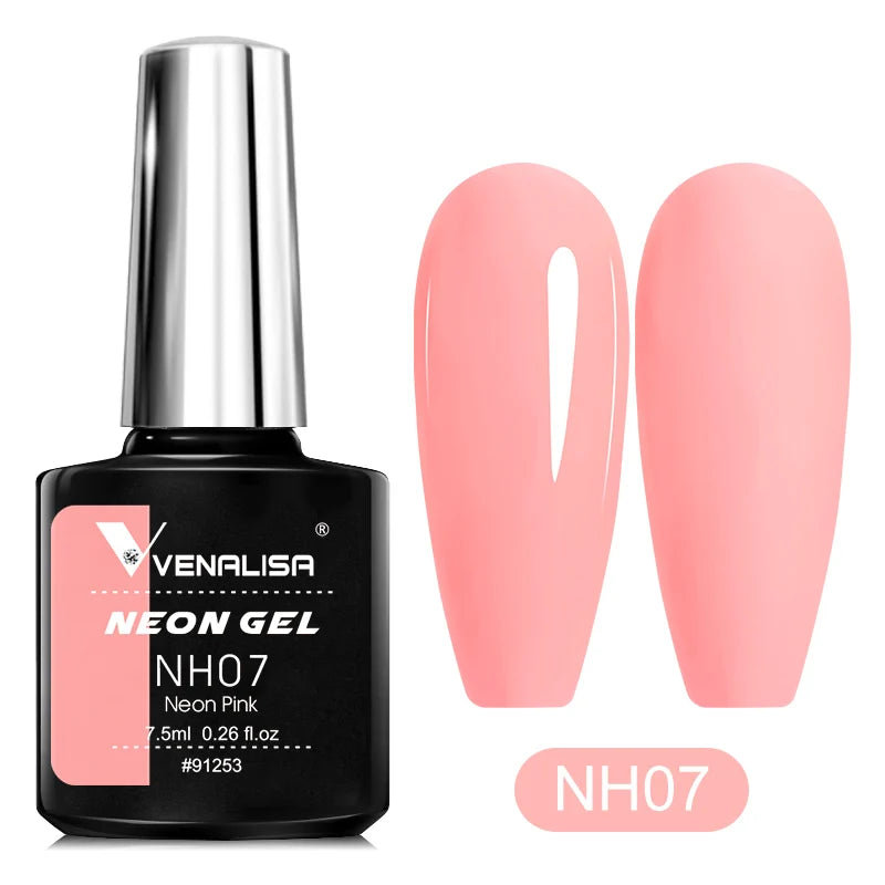 VENALISA Summer Neon Color Beauty Nail Gel Polish Bright Nail Art Salon Lacquer Soak off UV LED Fluorescence Gel Nail Varnish