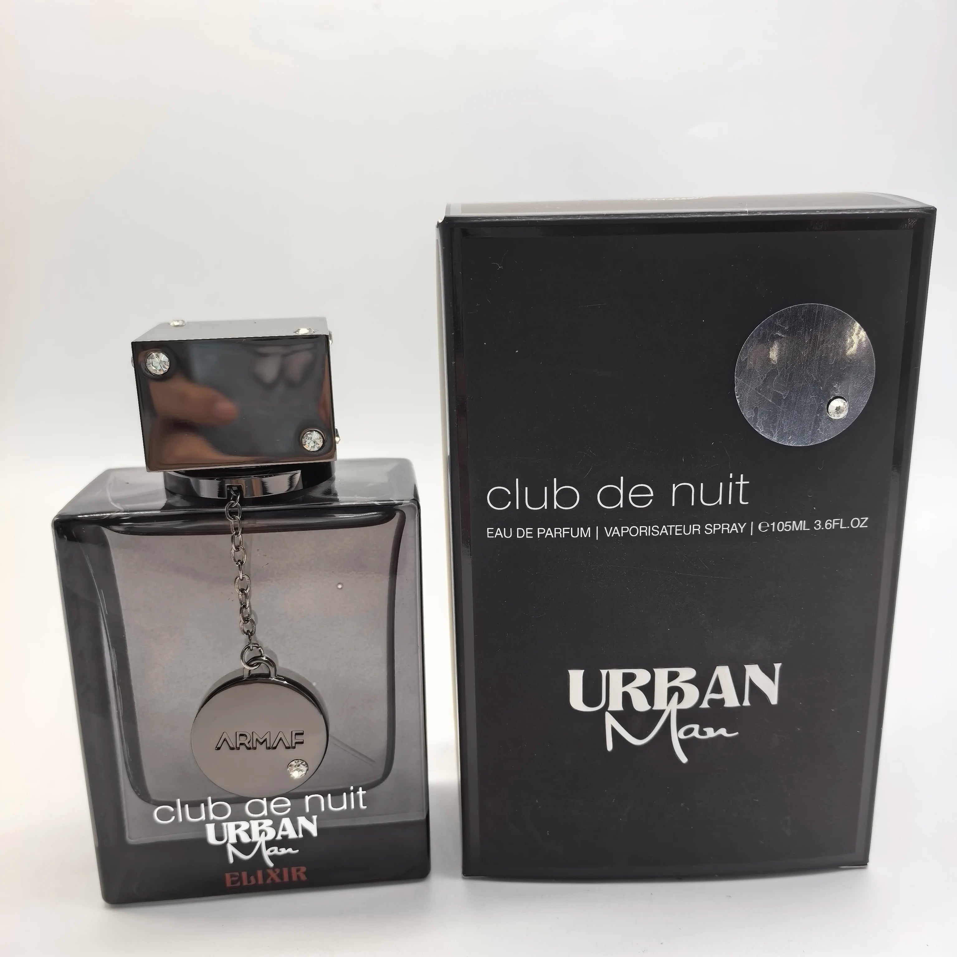 Armaf Club De Nuit Urban Man Elixir EDP 105ml Bold Woody Amber Long Lasting Unisex Perfume Ideal Holiday Gift for Him Her