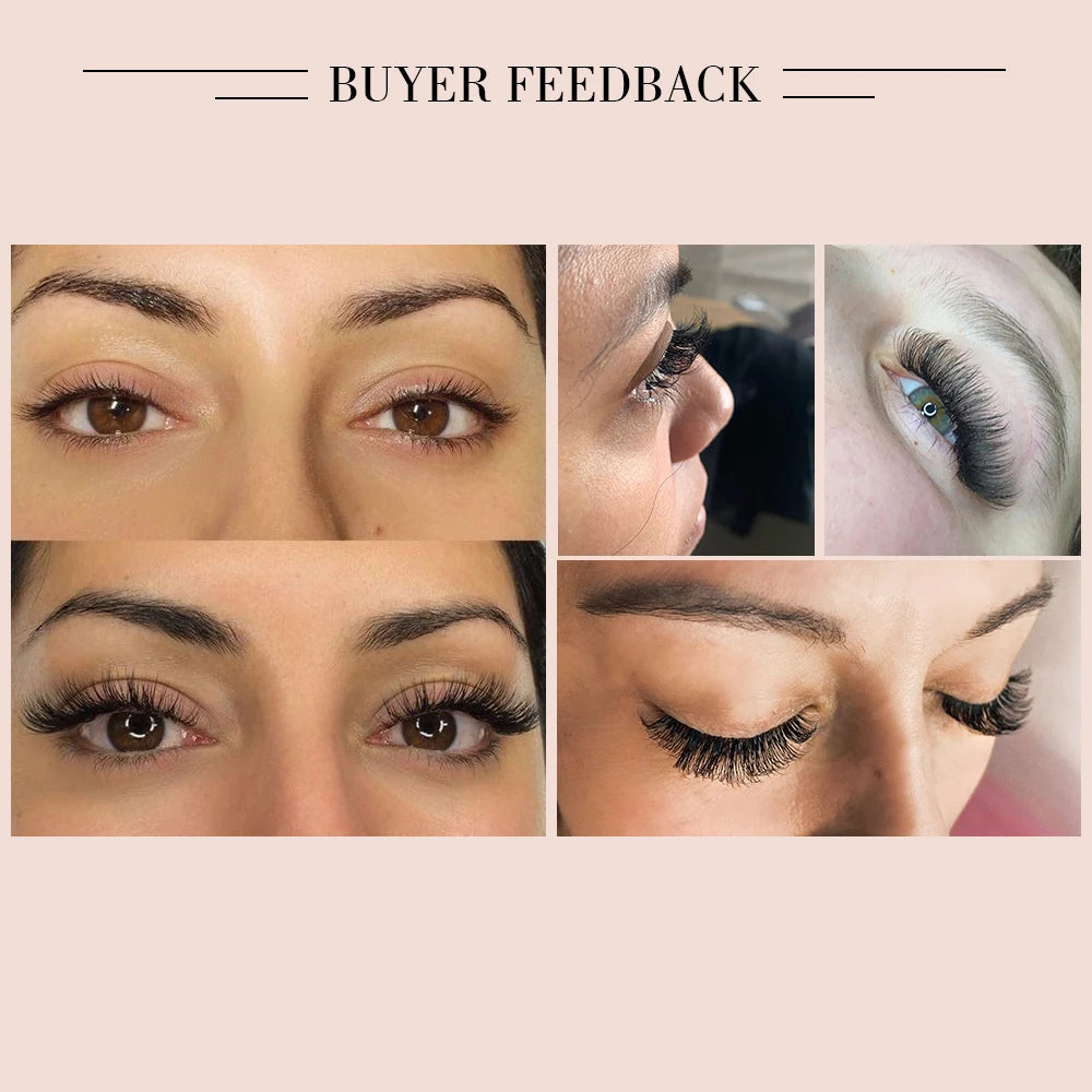 TBestt 5D/6D/8D/10D Premade Fans Volume Russian Lashes Pre Made Volume Fans Silk Soft Volume Eyelashes Extension