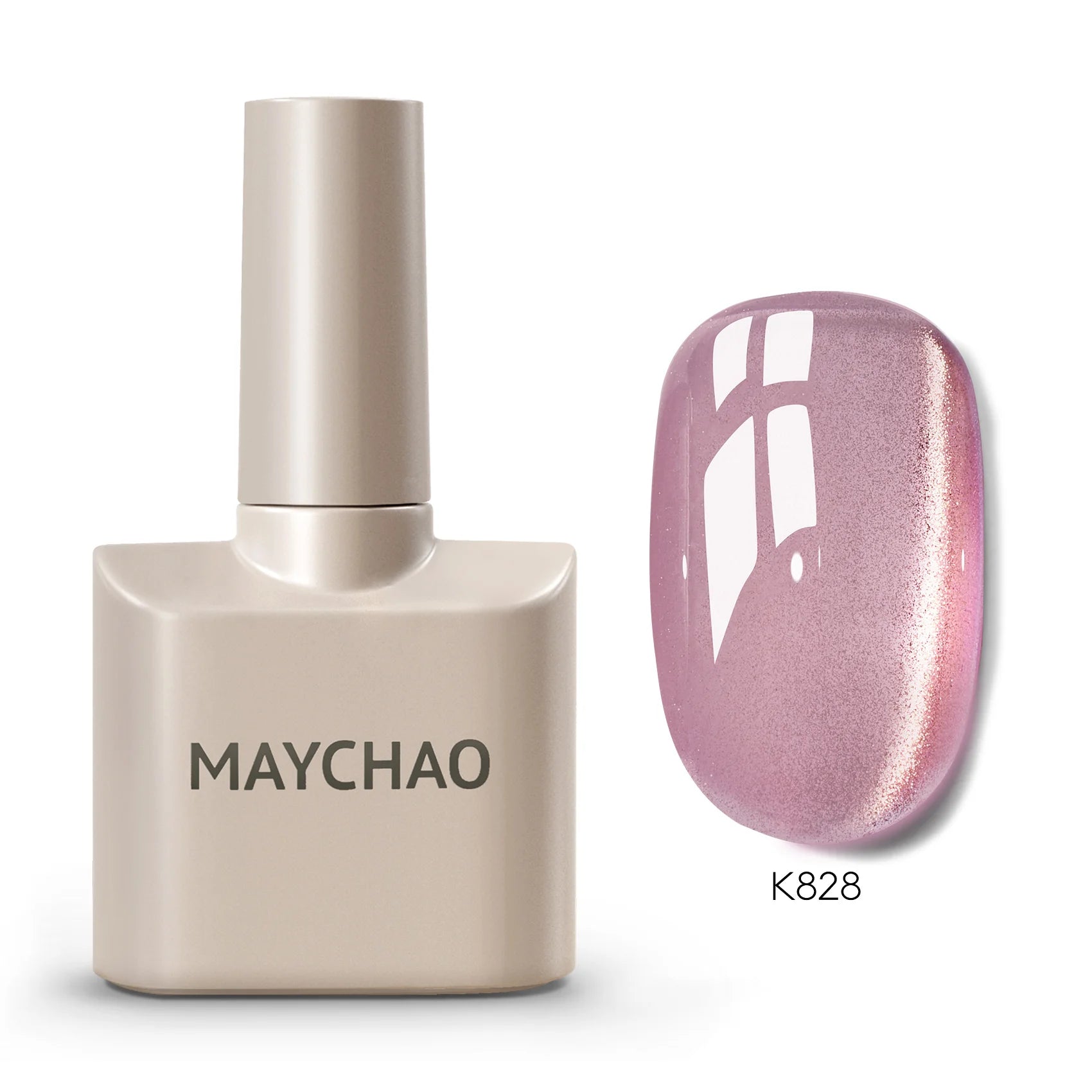 MAYCHAORomantic Galaxy Cat Eye Gel Nail Polish With Magnet Soak off UV Holographic Magnetic Rainbow Gel Polish for Nail Manicure