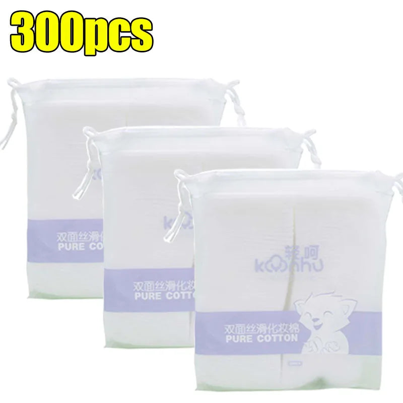 Disposable Makeup Remover Cotton Pads Double Sided Facial Cleaning Removal Cotton Wipes Soft Cosmetics Women Skin Care Tools