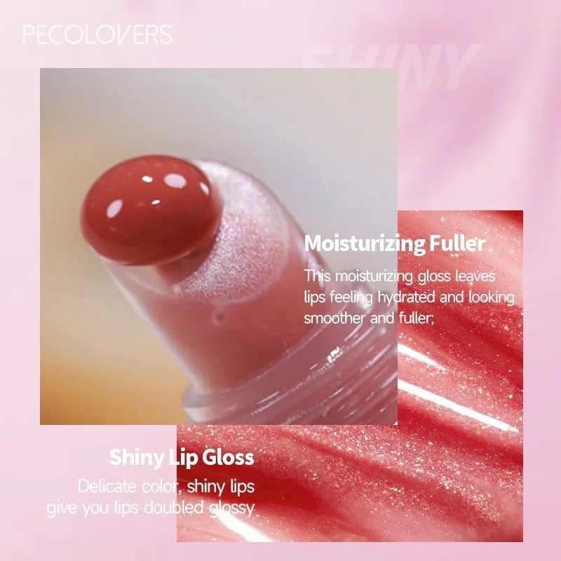 Lip Gloss Lip Gloss, Multi-color Natural Moisturizing Lip Gloss, Moisturizing Lip Balm, Lip Cosmetics Clear Lip Gloss