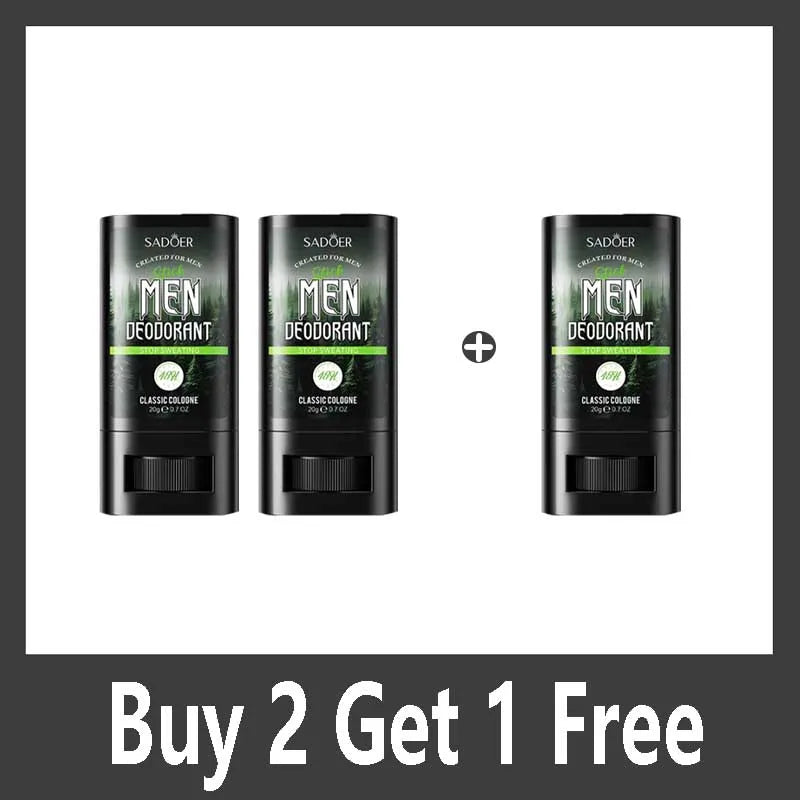 Men Sandalwood Deodorant Stick Anti Sweating Keep Drying Lasting Fragrance Remove Armpit Odor Underarm Refresh Sticks Refresh