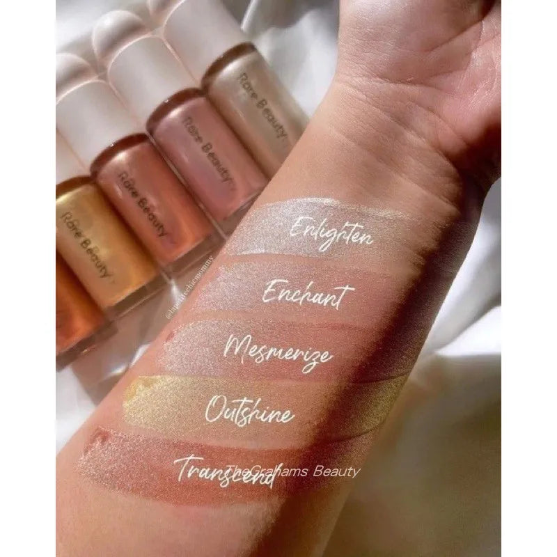 Rare Beauty Positive Light Liquid Contour Luminizer Highlight Contouring Liquid Blush Makeup Face Shimmer Shine Lipstick Makeup