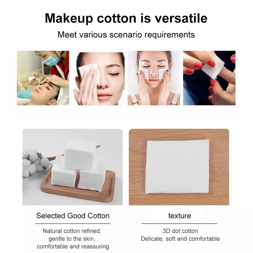 450/500/600PCS Facial Puff Cotton Pads Disposable Makeup Accessories Remover Practical Face Soft Remover Paper